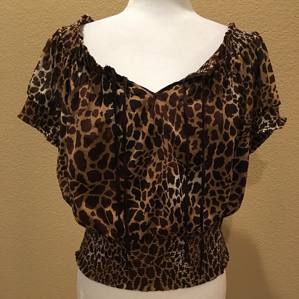 Candies leopard top